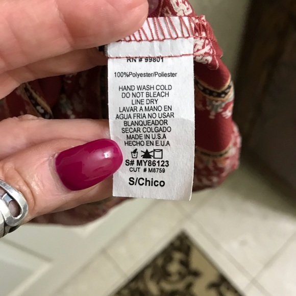 My Story mini dress long sleeve rose chevron Small - Picture 5 of 6